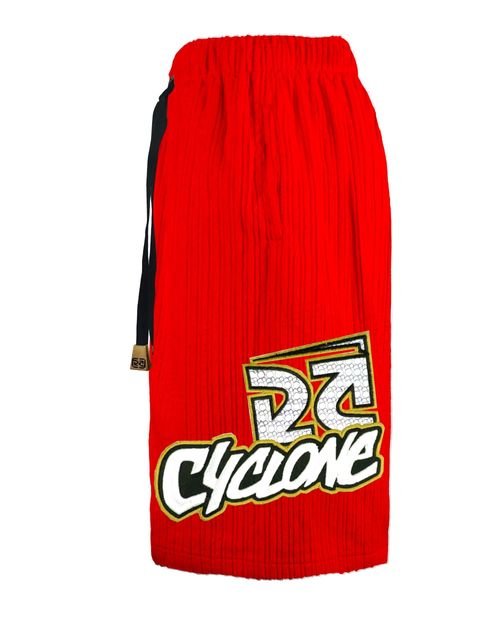 (NOVO) Bermuda Cyclone Veludo Relax Bold - VERMELHO