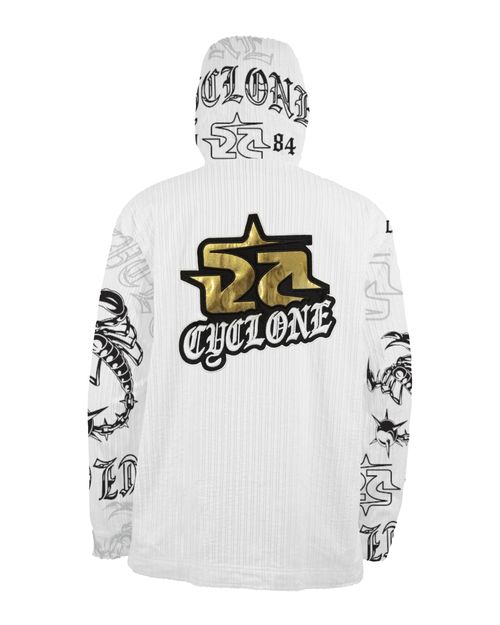 (NOVO) Jaqueta Cyclone Veludo Scorpion - BRANCO