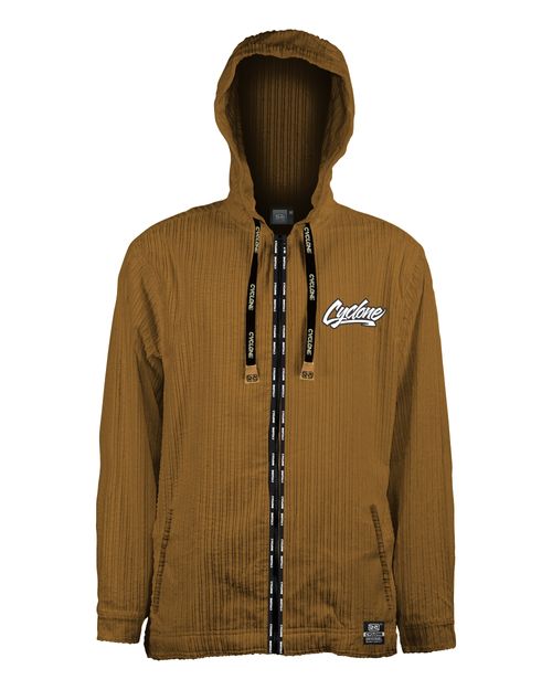 (NOVO) Jaqueta Cyclone Veludo Relax Bolt - SCOTCH BROWN