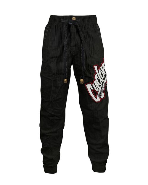 (NOVO) Calça Cyclone Veludo Relax Bolt - PRETO