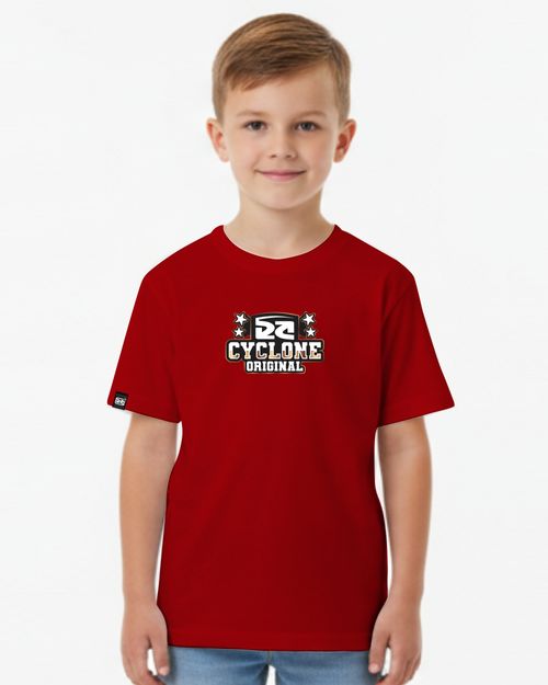 (NOVO) Camisa Infantil Cyclone College Metal