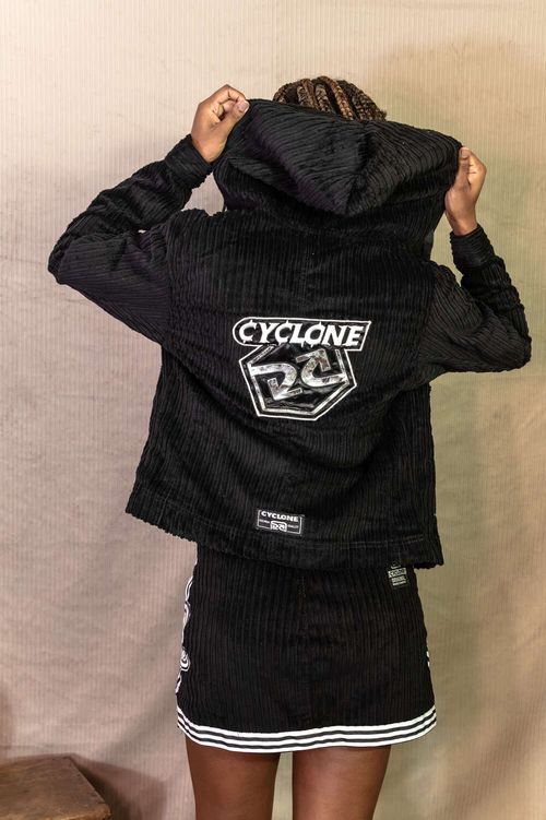 Jaqueta Feminina Cyclone Veludo Relax Future Logo Heavy