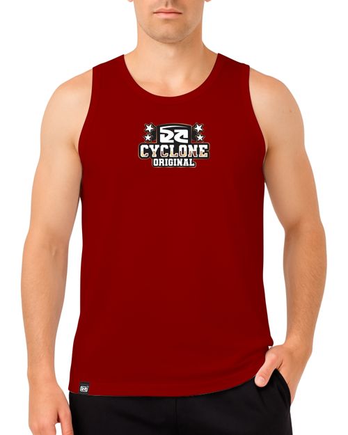 (NOVO) Regata Cyclone College Metal - VERMELHO RUBRO