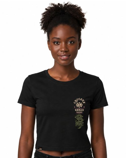 (NOVO) Blusa Feminina Cyclone Urban Nation Metal - PRETO