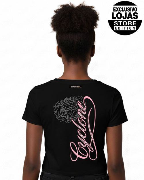 (NOVO) Blusa Feminina Cyclone England Metal - PRETO