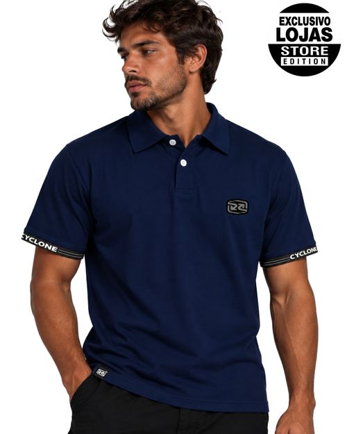 (NOVO) Camisa Cyclone Polo Stretch Surf Club - ROYAL